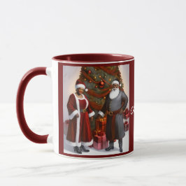 Caneca Papais noeis E Sra. Claus Mug