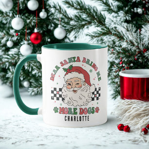 Caneca Papais noeis Engraçados Trazem Mais Cachorros de N