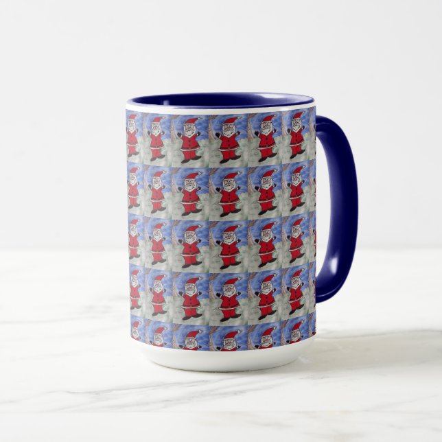 Caneca Papais noeis felizes (Frente Esquerda)