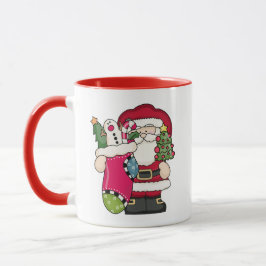 Caneca Papais noeis personalizados Mug Santa Claus Mug