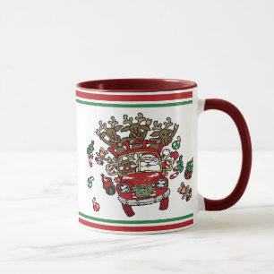 Caneca Papais noeis Woody e sua Cartoon de Natal para a R