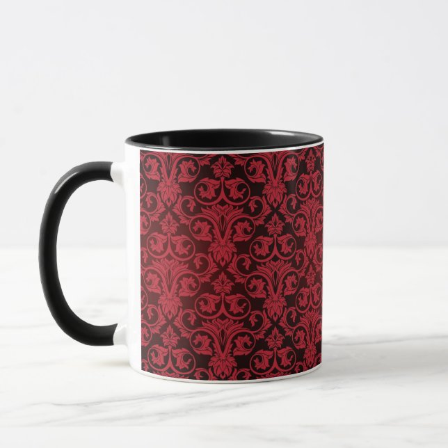 Caneca Papel de parede vermelho 2 (Esquerda)