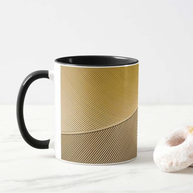 Caneca Papel de Presente Abstrato 14 (Com Donut)