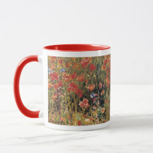Caneca Papoulas por Robert Vonnoh, Impressionismo Vintage