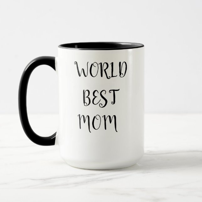 Caneca para a melhor mãe do mundo (Esquerda)
