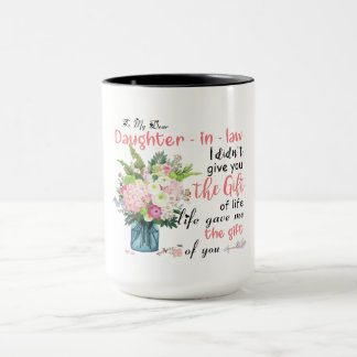 Caneca Para A Minha Querida Filha Na Vida De Direito, Me 