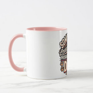 Caneca para Amante de Cachorro Alguém Me Ama Prova