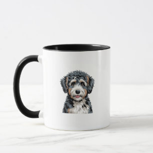 Caneca para Amante de Cachorro Schnauzer Fofo