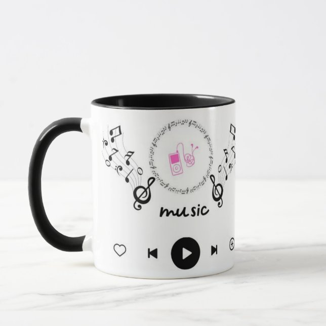 Caneca para Amante de Música (Esquerda)