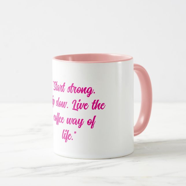Caneca para Amantes de Café (Frente Esquerda)