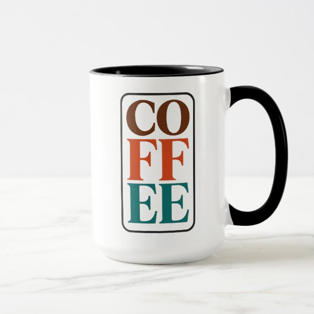 Caneca para Amantes de CAFÉ Presente para Fãs de C (Direita)