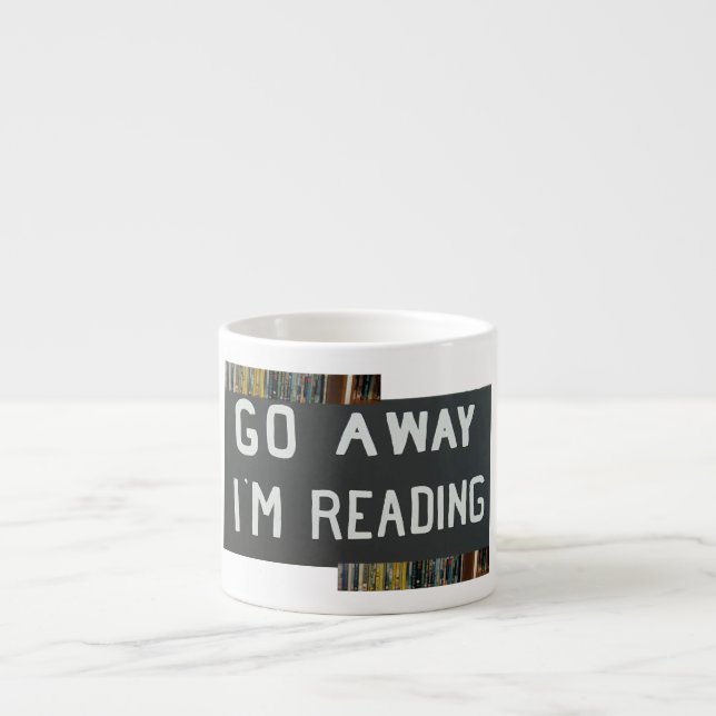 caneca para amantes de livros (Frente)