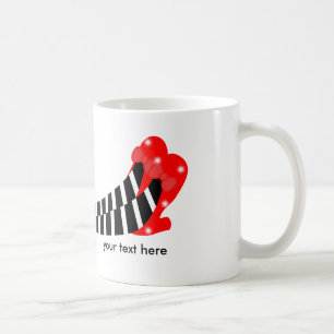 Caneca para beber café pernas de bruxa