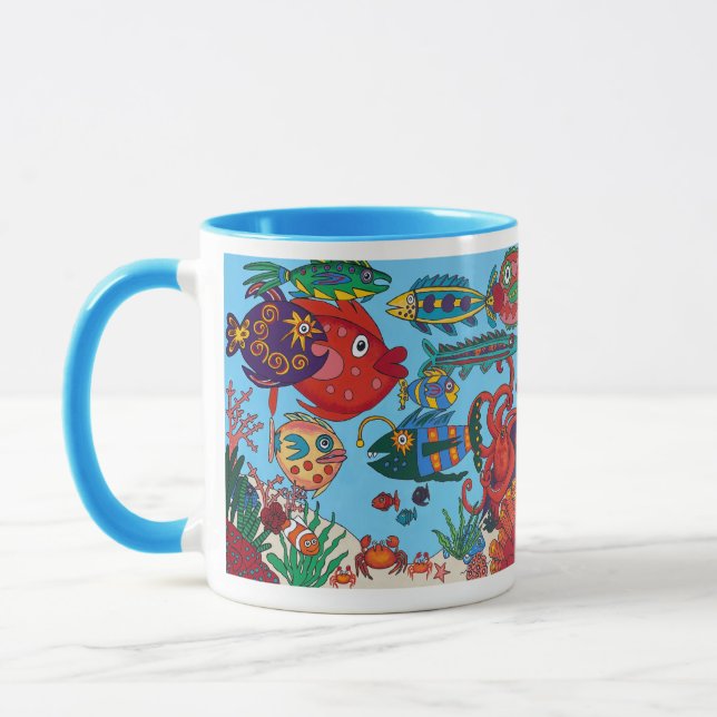 Caneca para Bebidas 11 oz "Tendo um Ótimo Dia" (Esquerda)