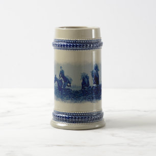 Caneca para cerveja cerâmica da caça de Fox do