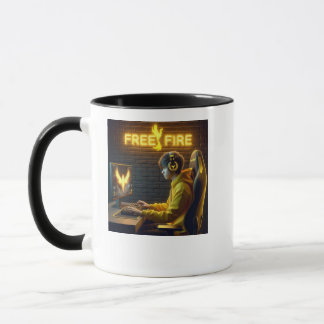 Caneca para Gamer de FREE FIRE - Caneca de Café co