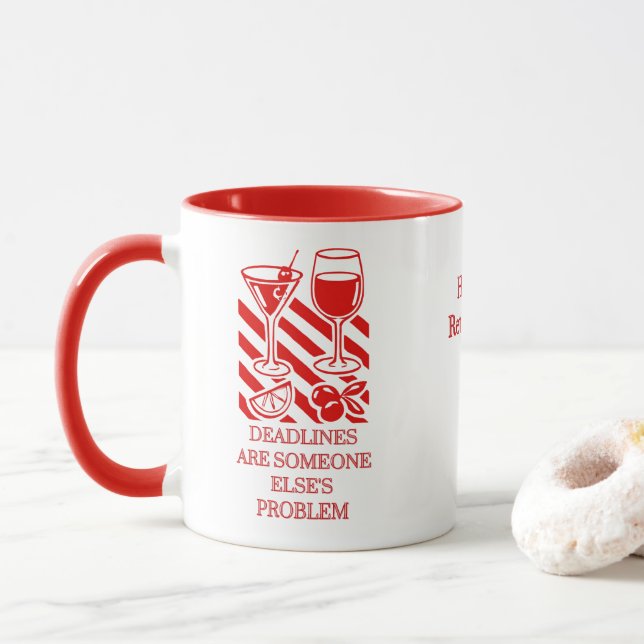 Caneca para Gerente de Escritório Aposentado – Pre (Com Donut)