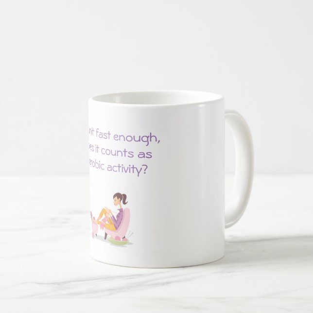 Caneca para knitters (Frente Esquerda)