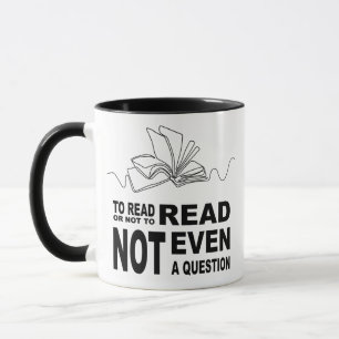 Caneca Para ler ou não ler 
