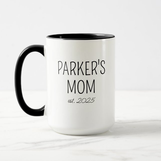 Caneca para Mãe de Primeira Viagem, Ideias de Pres (Esquerda)