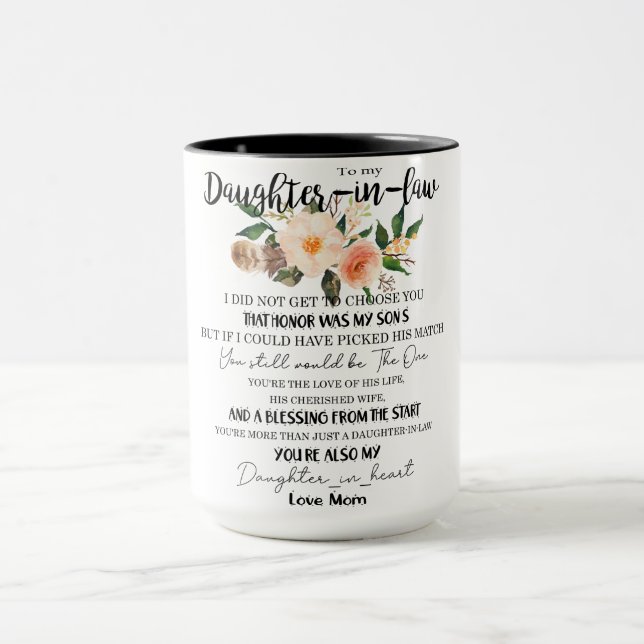 Caneca Para minha filha em Direito, eu não consegui escol (Centro)