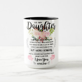 Caneca Para Minha Filha Mug, Eu Te Amo Tanto Minha Filha