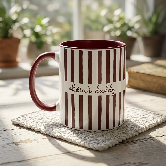 Caneca para Pai: Xícara de Café com Nomes das Cria (Criador carregado)