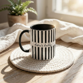 Caneca para Pai: Xícara de Café com Nomes das Cria