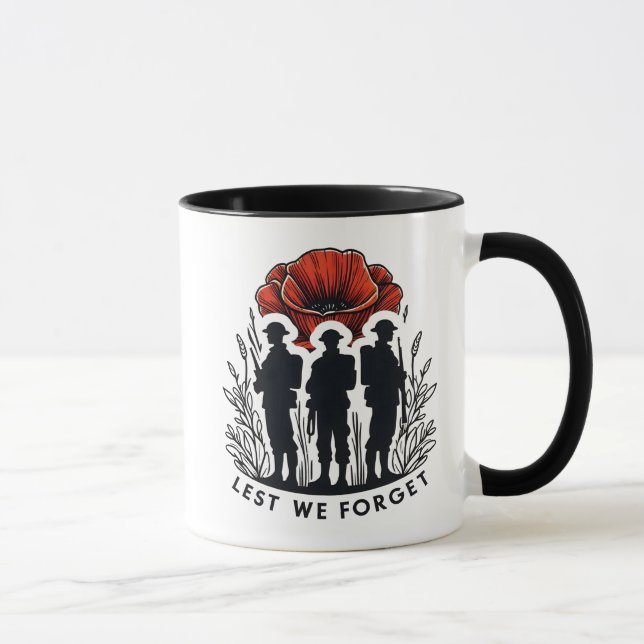 Caneca Para que não esqueçamos o Dia da Lembrança (Direita)