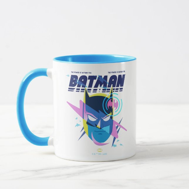 Caneca Para Sempre, Batman Acende Gráfico Da Cabeça (Esquerda)