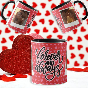 Caneca Para sempre e sempre - Foto personalizada com cane