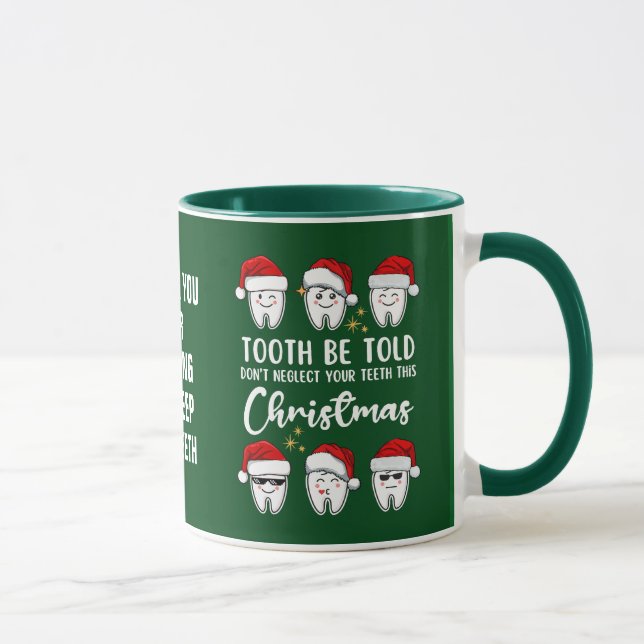 Caneca PARA SER DITO DOUTRINA DE NATAL DA FIOS DENTAL Per (Direita)