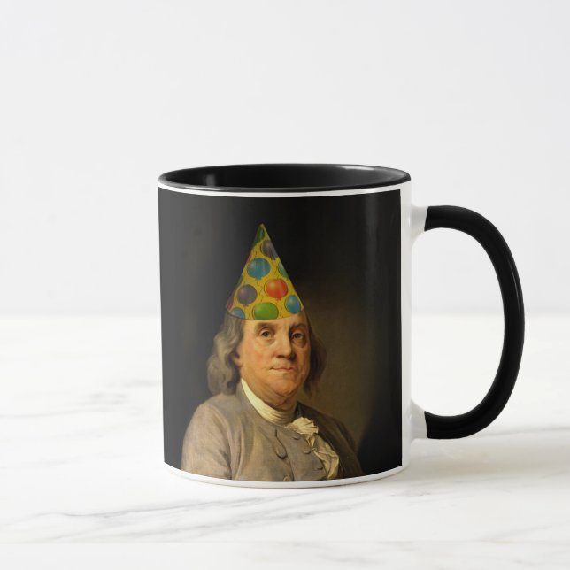 Caneca Parabéns De Ben Franklin (Direita)