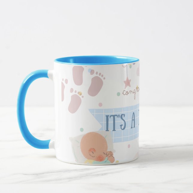 Caneca Parabéns É um Menino  (Esquerda)