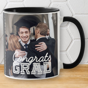 Caneca Parabéns Formando Foto Personalizada Simples Moder