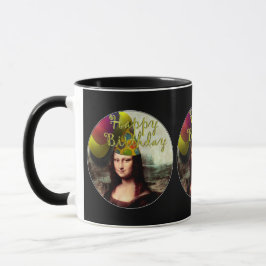 Caneca Parabéns Mona Lisa