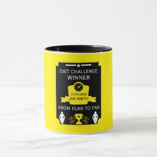 Caneca Parabéns por perda de peso
