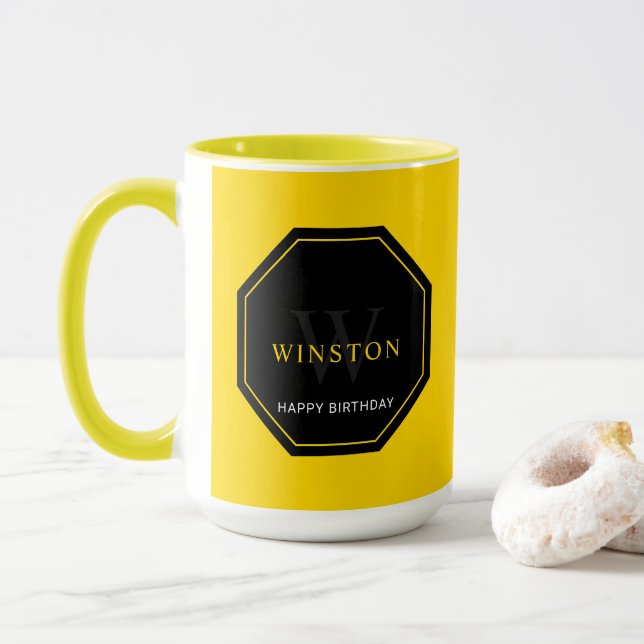 Caneca Parabéns únicos perfeitos para presentes (Com Donut)