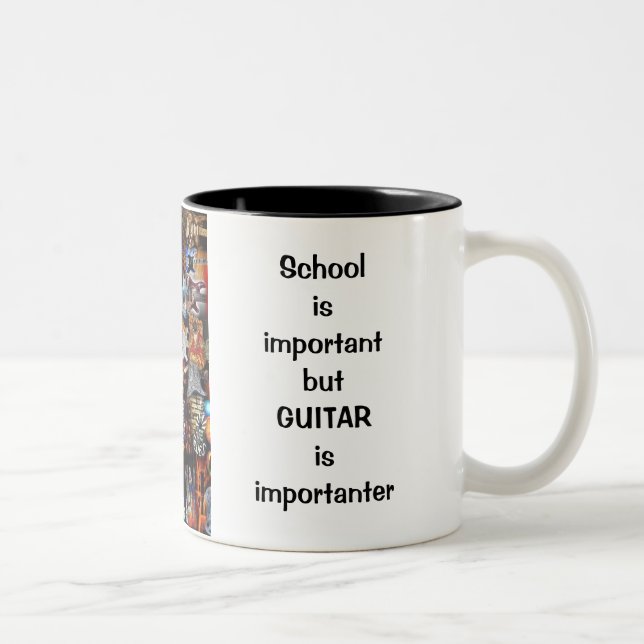 Caneca parada importante da guitarra do jogo do (Direita)