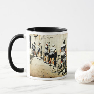 Caneca Paragem de xixi de ciclistas do Tour de France Vin