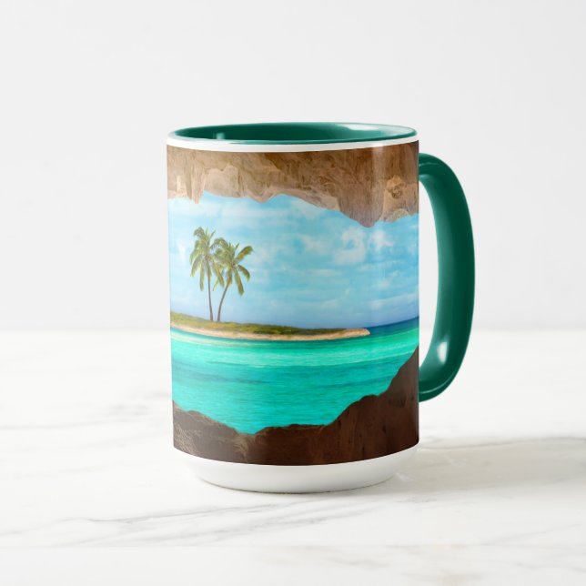 Caneca Paraíso no Caribe (Frente Esquerda)