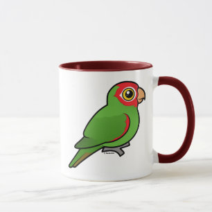 Caneca Parakeet Vermelho-mascarado