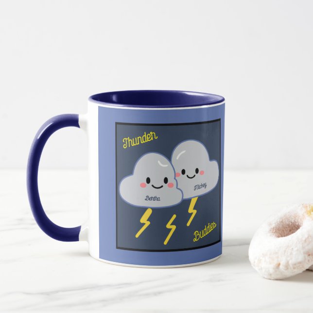 Caneca Parceiros do Trovão Personalizados (Com Donut)