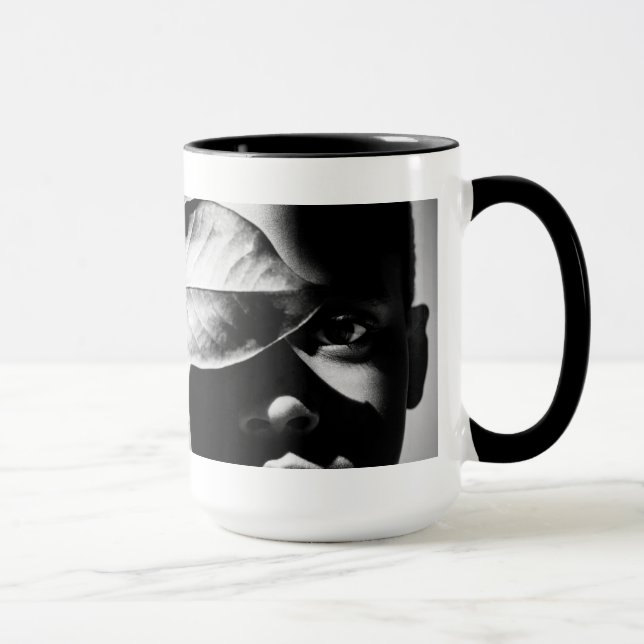 Caneca parcial para vermelho (Direita)