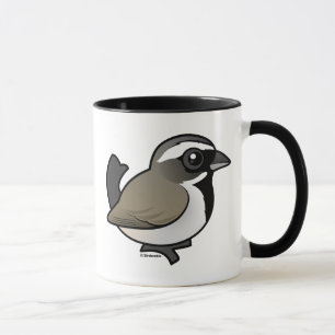 Caneca pardal Preto-throated