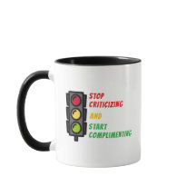 Caneca "Pare de Criticar"