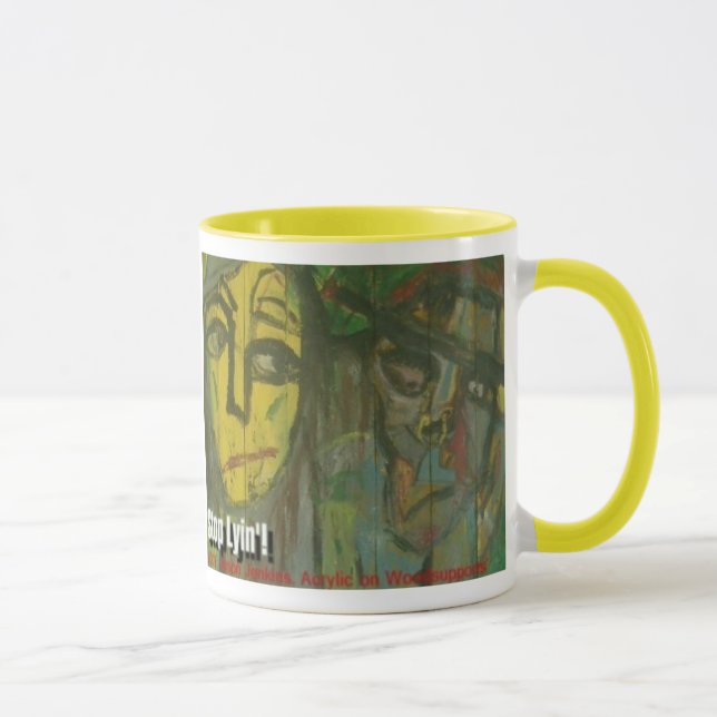 Caneca pare de mentir (Direita)