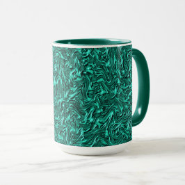 Caneca Parece uma pintura verde jade