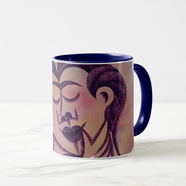 Caneca Pareja de enamorados (Frente Esquerda)