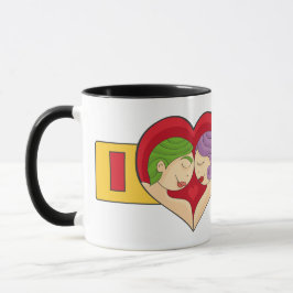 Caneca Pareja de enamorados